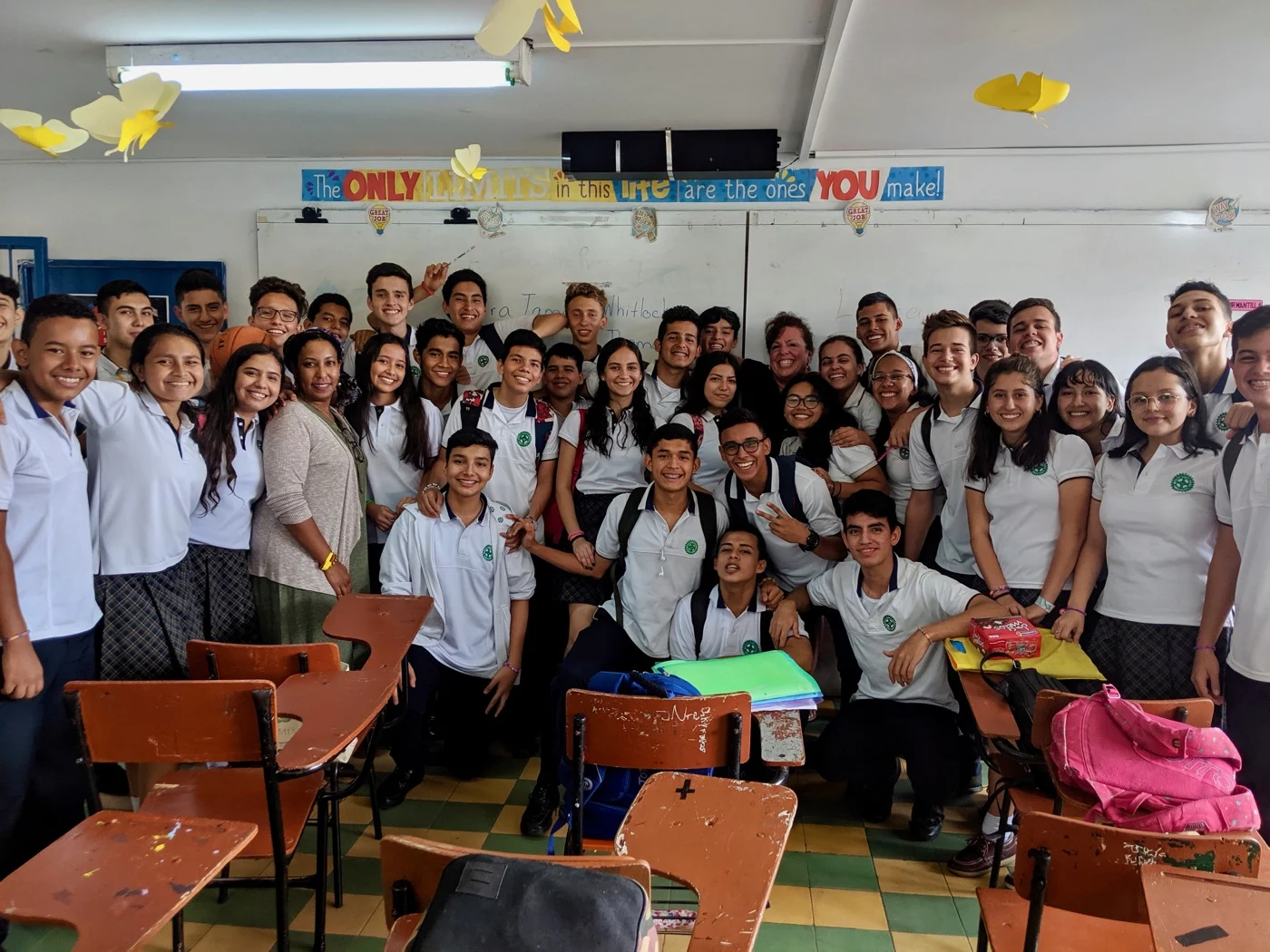 Host school in Colombia