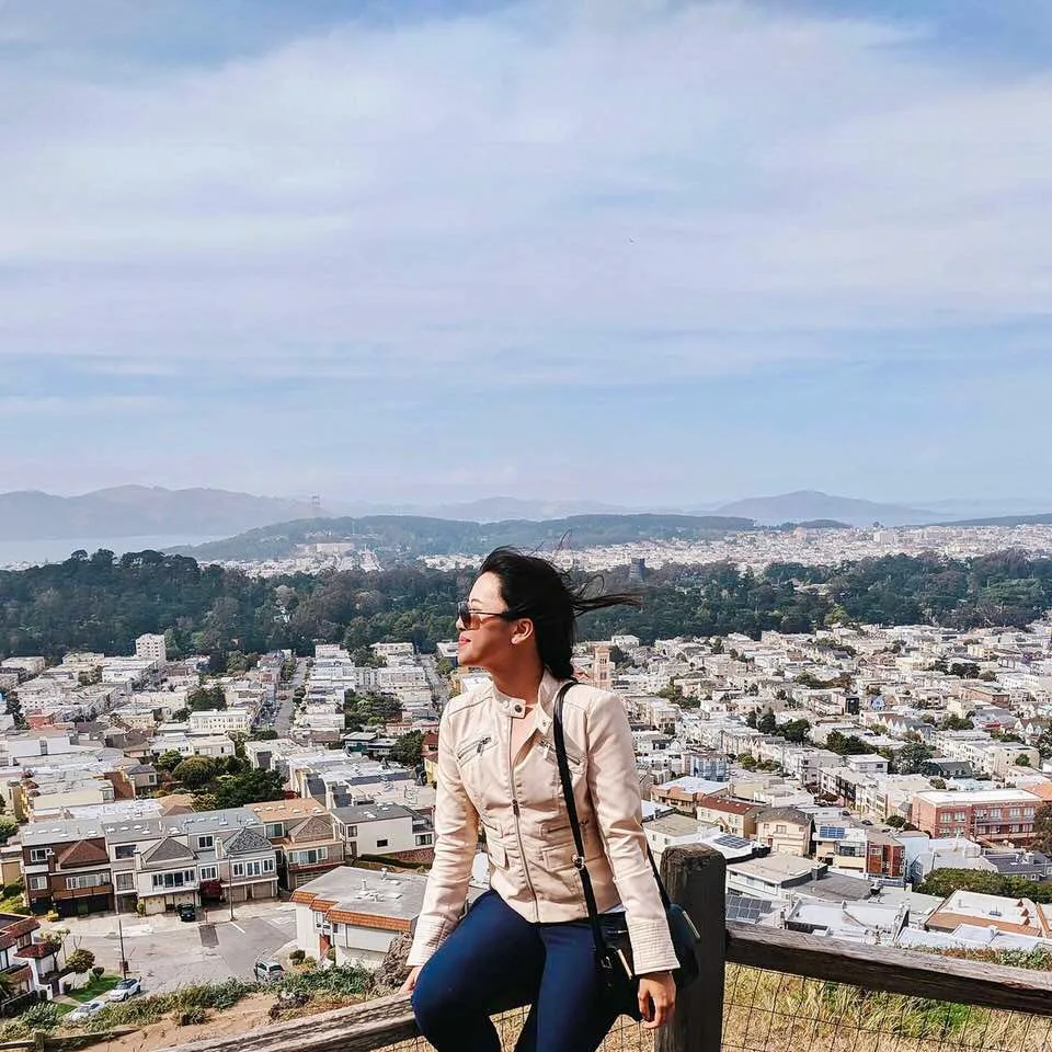 Hieu Vo on her funded trip between DC and San Francisco.