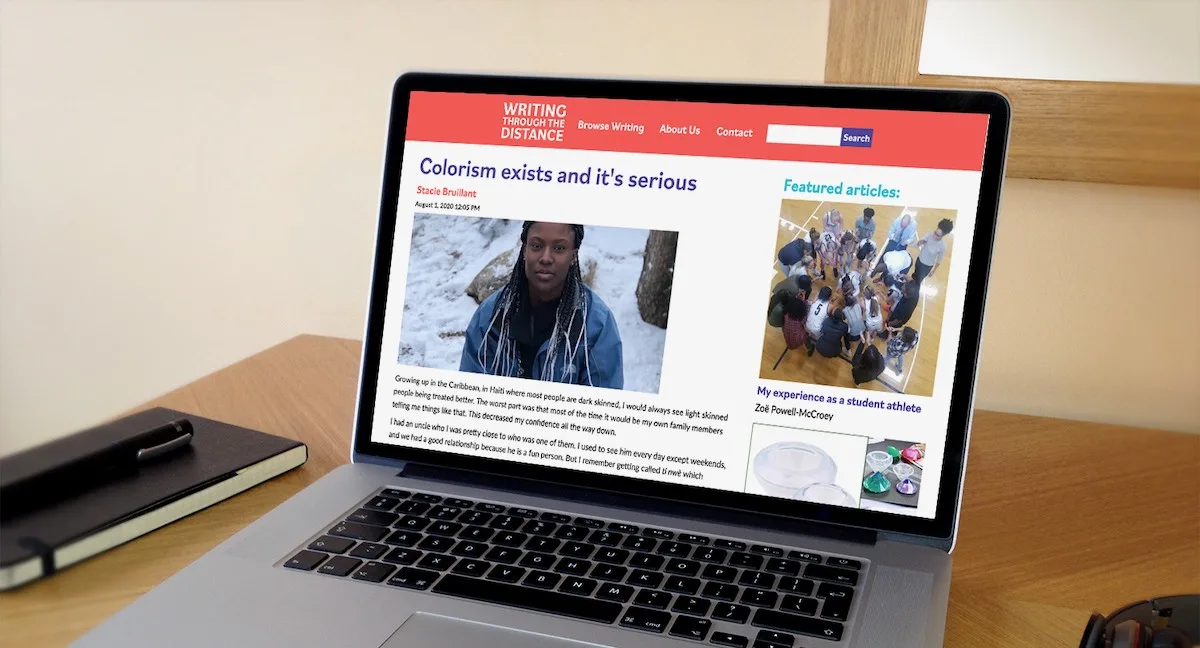 Mentor texts: writing by real teens