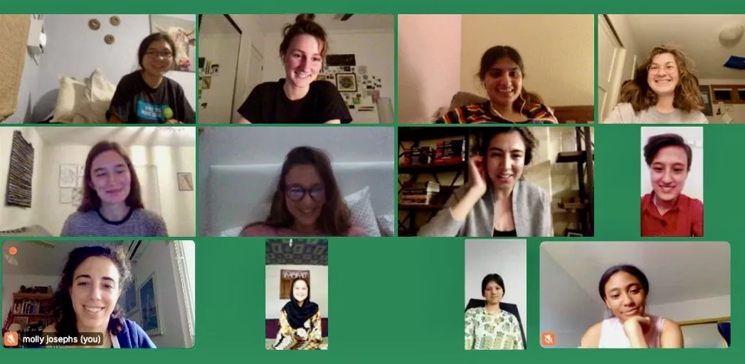 Working on "This Teenage Life" remotely.