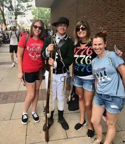 Freedom Foundations group trip to celebrate the Fourth of July in Philadelphia.