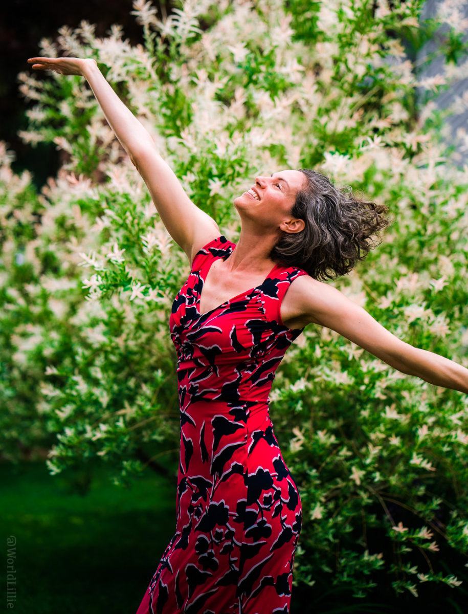 Movement, color, and nature make me happy.