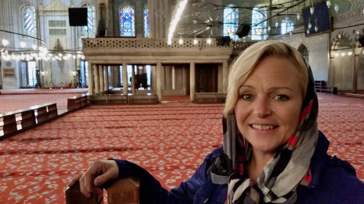 Jessica in Istanbul, Turkey.