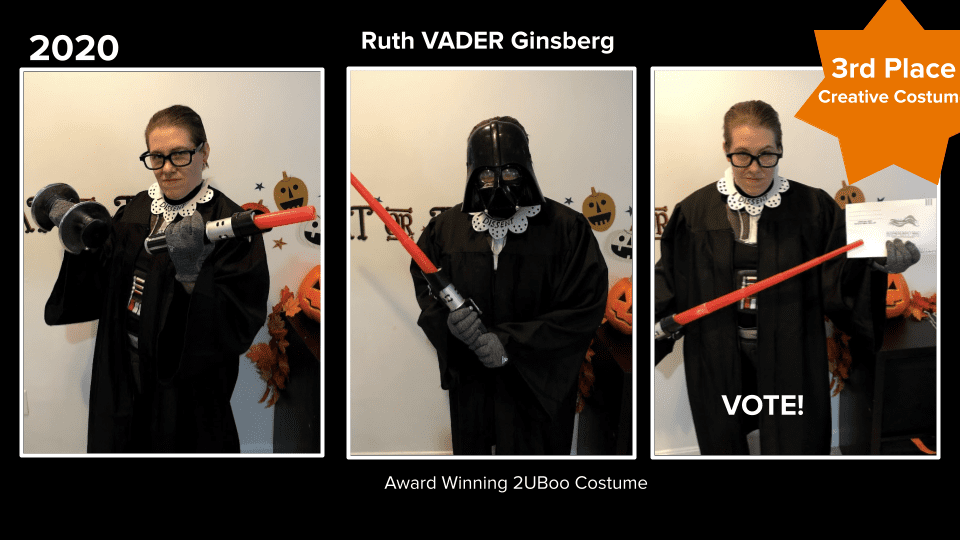Ruth VADER Ginsberg costume!