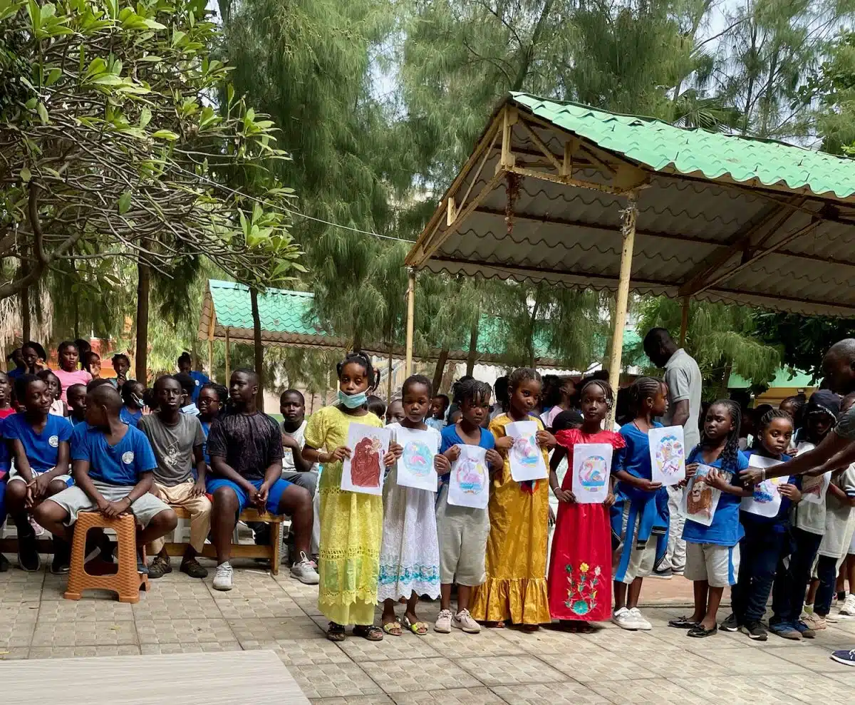 A school in Senegal.