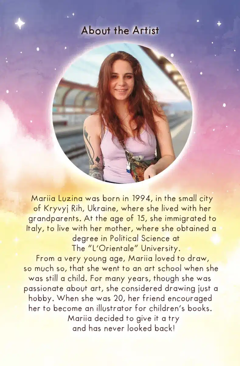 The bio of the illustrator.
