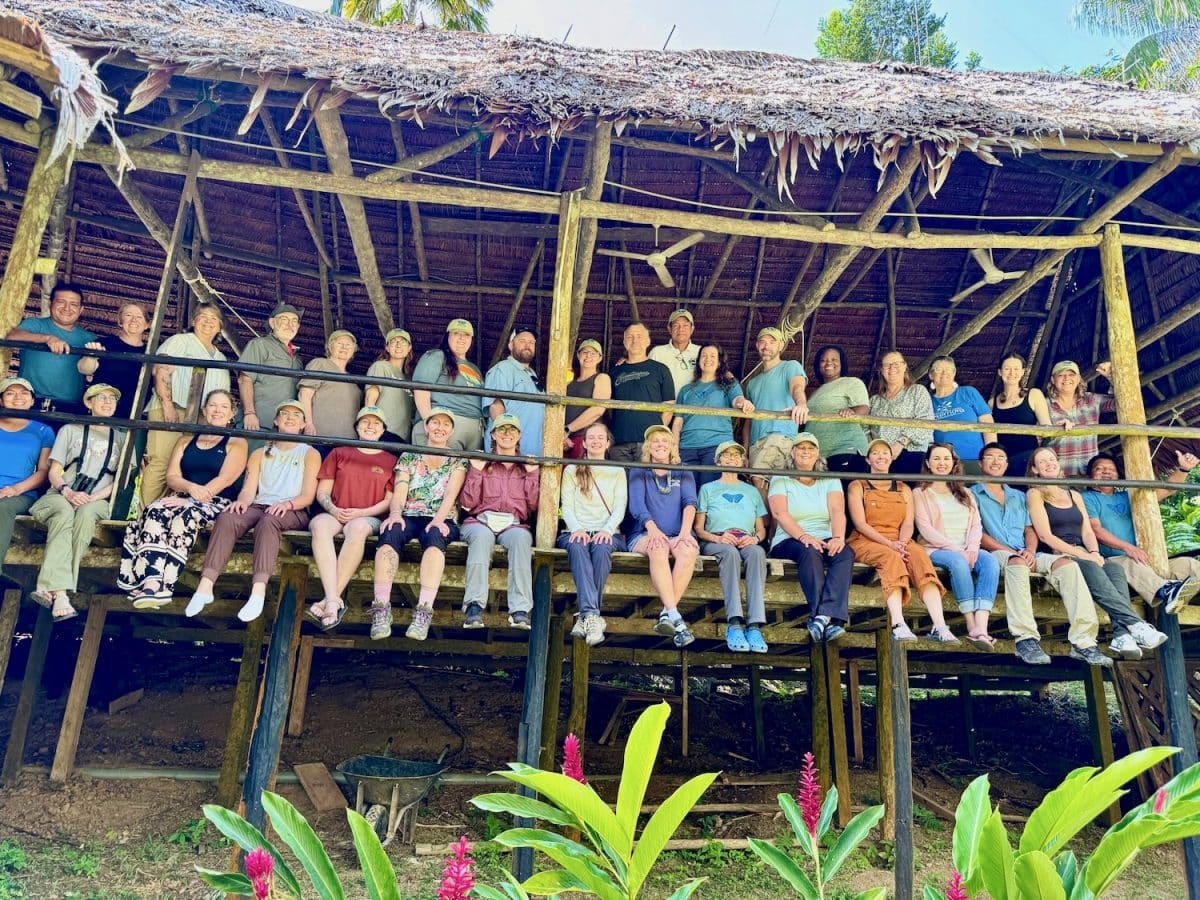 Andi with a teacher travel grant in Peru!