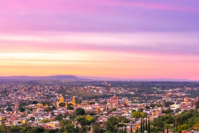 San Miguel de Allende, sunset.