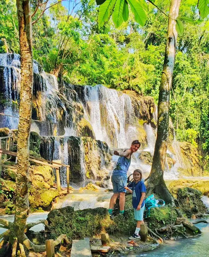 Cassie, waterfall in Tabasco, Mexico