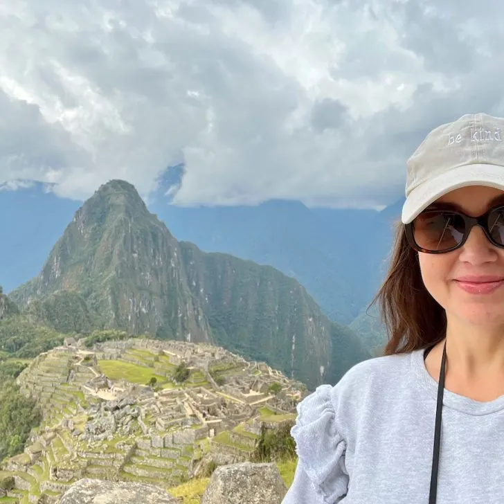 Andi at Machu Picchu.