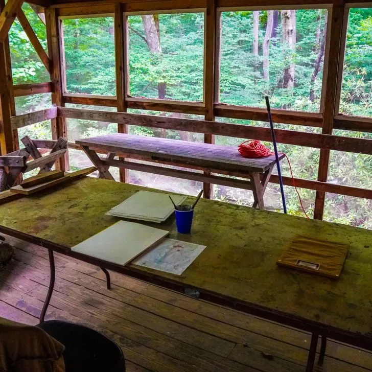 Touchstone Center for Crafts is in an idyllic location in PA.