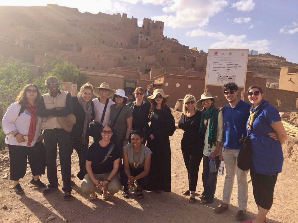 Andi with her GEEO teacher travel group.
