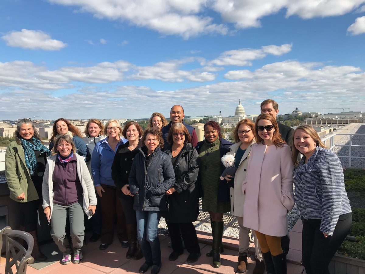 Andy and other teachers at the AEF program.
