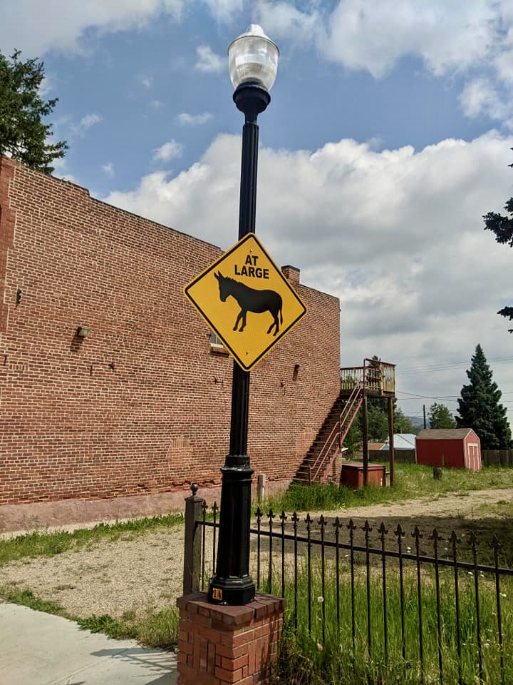 A sign in Cripple Creek, CO.