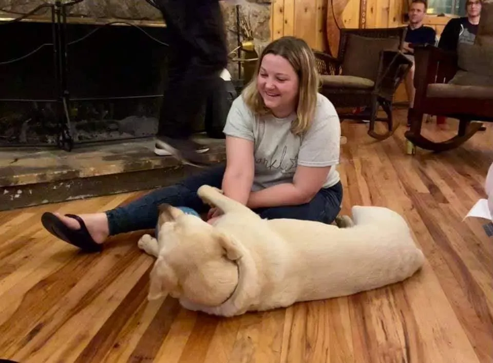 Me with my good friend, Brady.