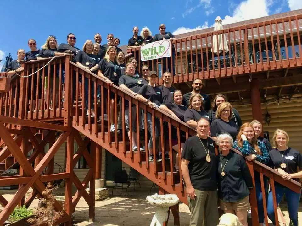 Our complete Wild Heart Teacher Retreat Group.