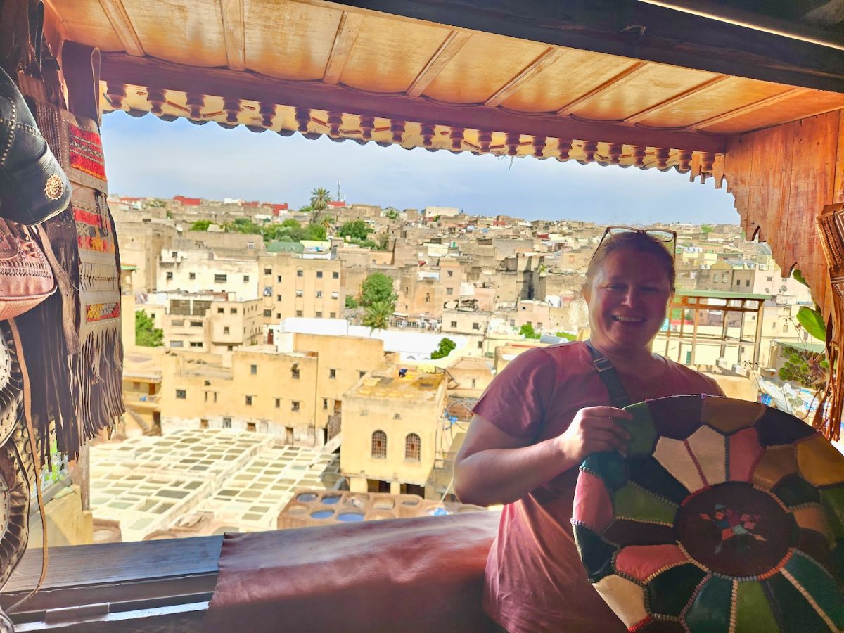 Posing in Fez, Morocco.