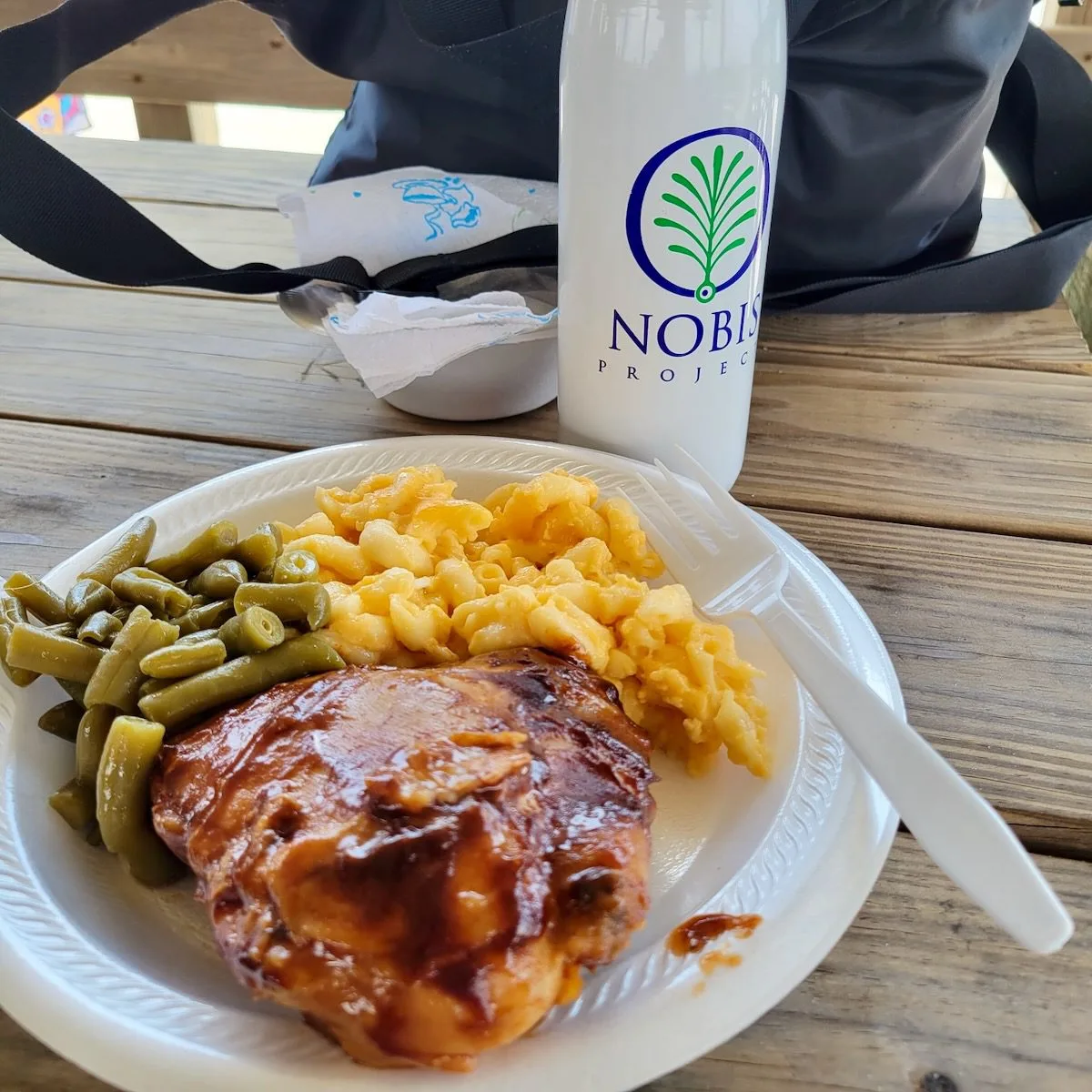 Lunch prepared by Ms. Grovner during Sapelo Island visit.