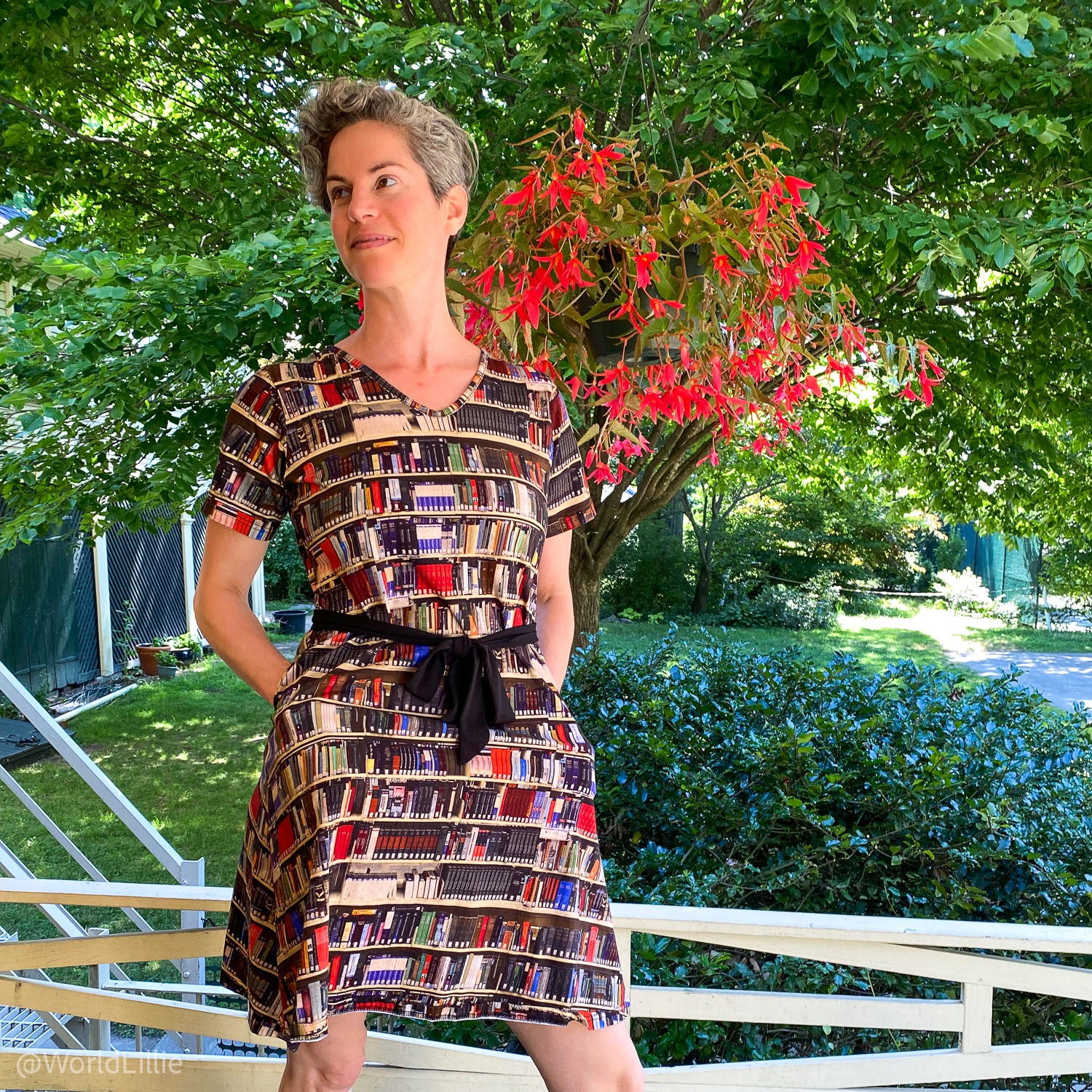 svaha dresses Apollo Blueprint Twirl Dress with Pockets and yellow resource hexagon gaming design Dress can be pulled over the neck and has no fasteners or zippers The model is 54 and is wearing a size S Tagless Machine Washable Care Instructions Svaha USA Dragons Damask Twirl