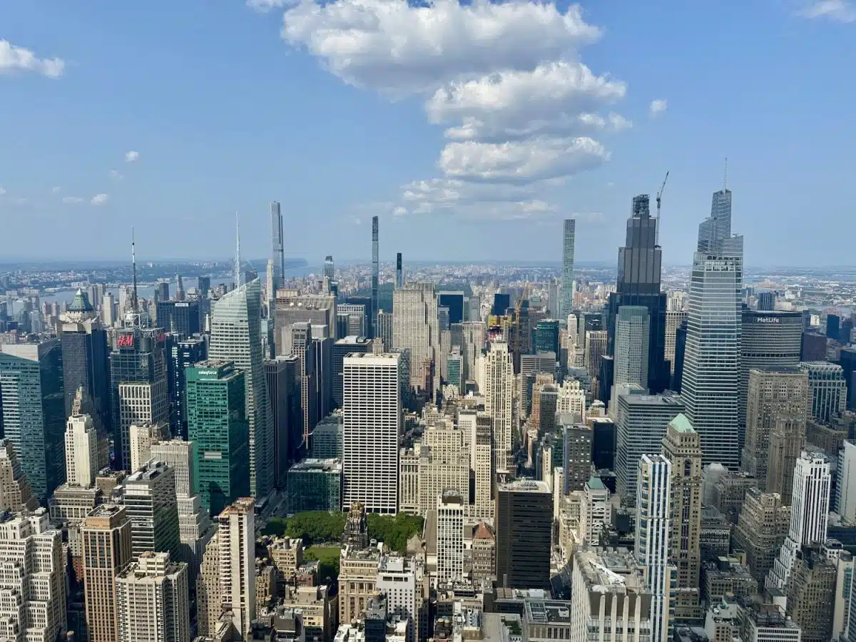 A view of NYC from the top of the Empire State Building!