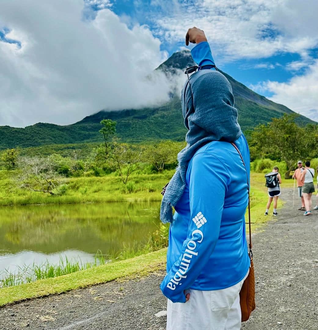 At Arenal, Costa Rica's most active volcano.