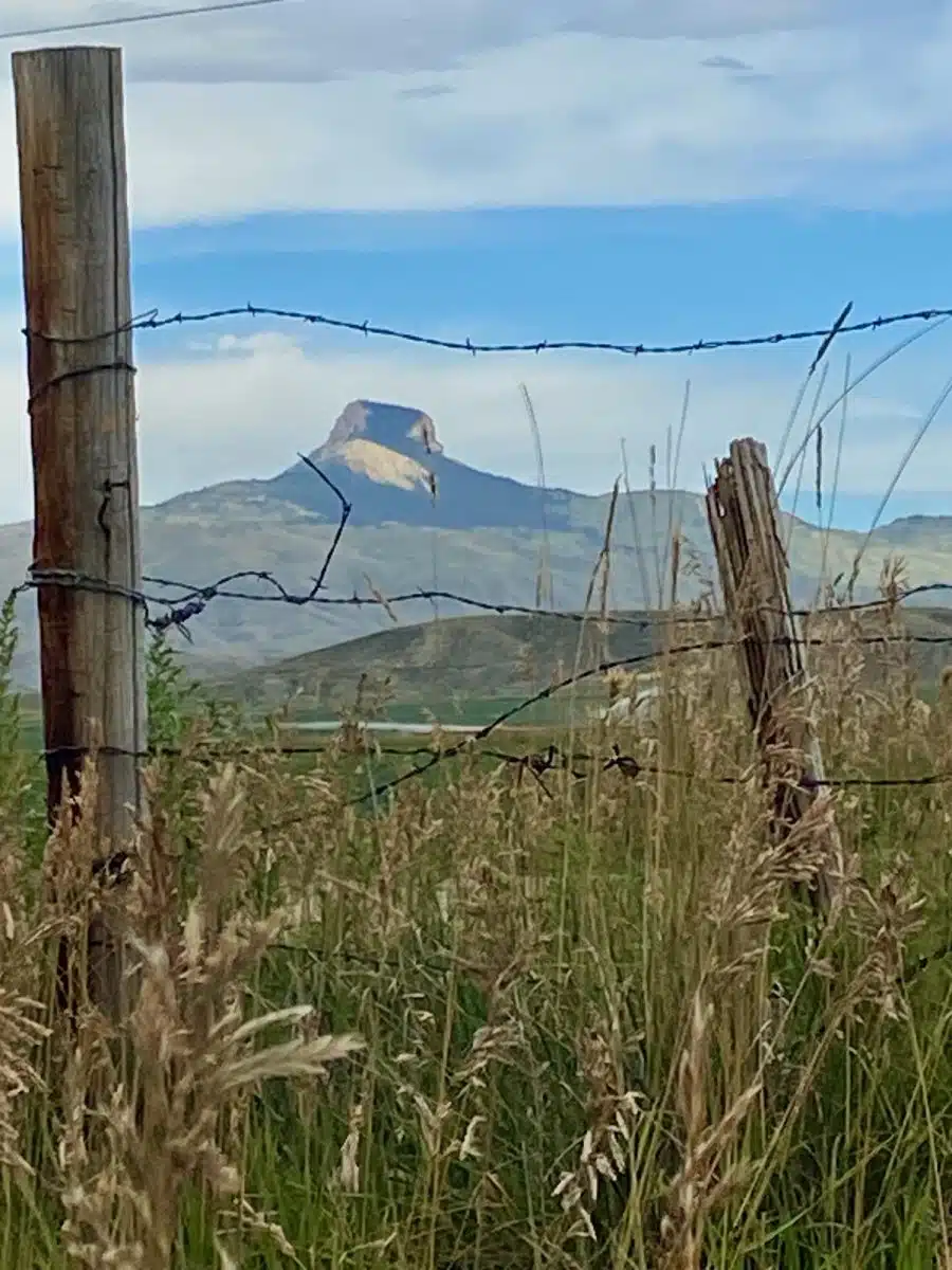 Heart Mountain near Cody, WY (NEH Heart Mountain 2023).