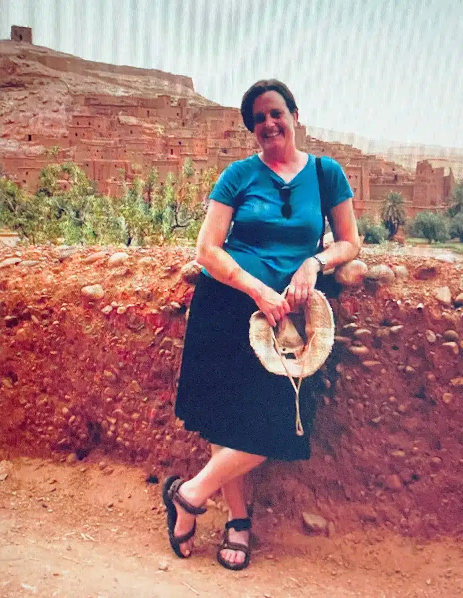 Angela at Aït Benhaddou, Morocco (Fulbright Hays GPA 2009).