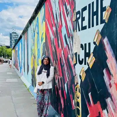 Visiting the sections of the Berlin Wall that remain as permanent reminders of the days when Germany was divided.