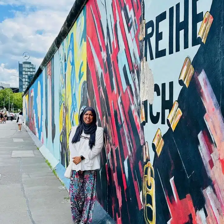 Visiting the sections of the Berlin Wall that remain as permanent reminders of the days when Germany was divided.