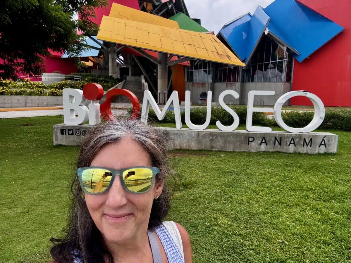 At the Biomuseo in Panama.