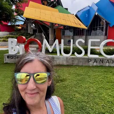 At the Biomuseo in Panama.