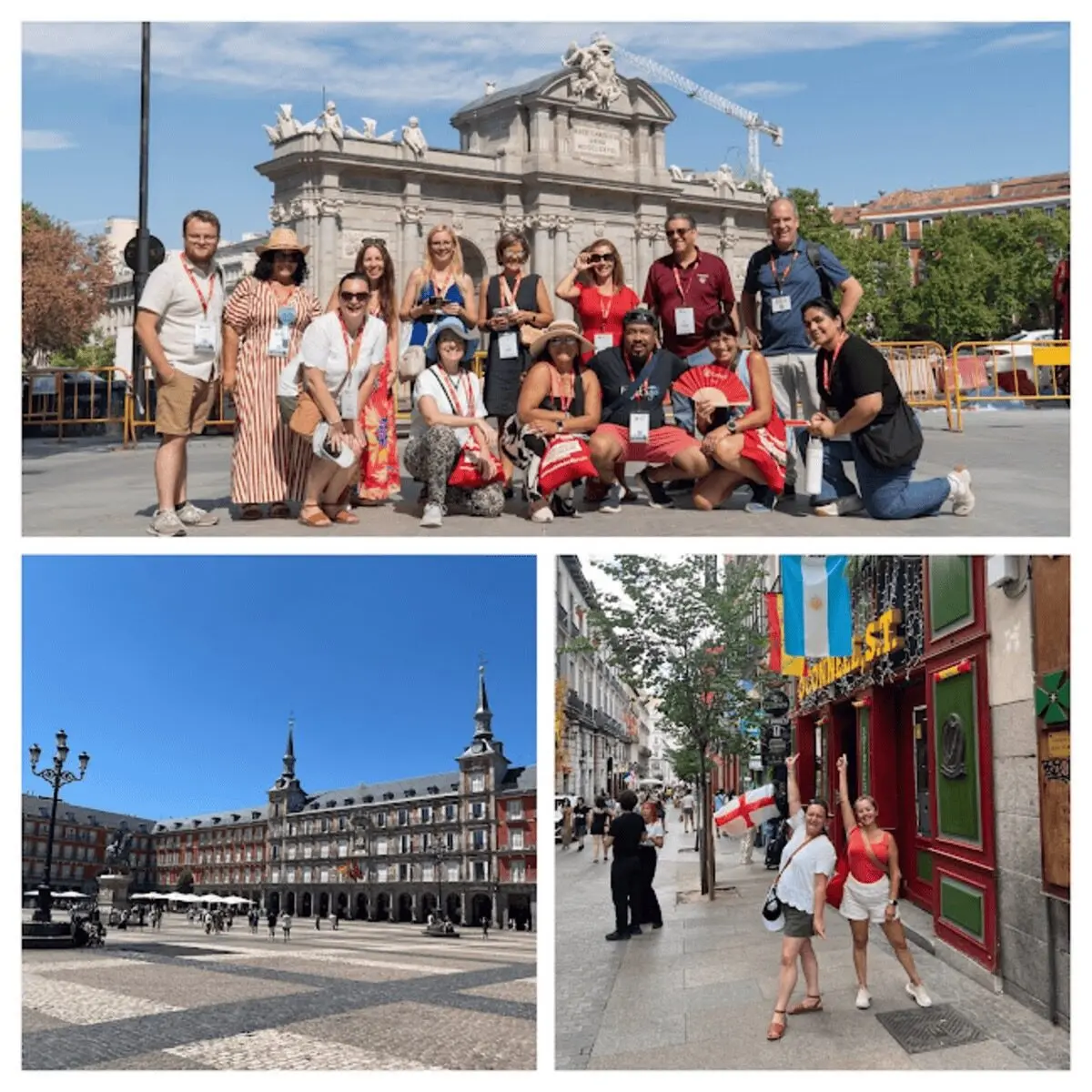 Madrid, Spain, AATSP Chapter Leaders, Plaza Mayor, and FIFA World Cup bustle!
